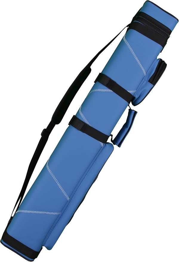 Accuplay Billiards 3x6 Hard Pool Cue Stick Carrying Case Choose Black, Red White or Blue White