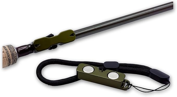 Cling Fishing Products Mag Grab Rod Rack Magnetic Fishing Rod Holder, Tippet Threader, Hook Keeper, Eye Cleaner for Fly Fishing