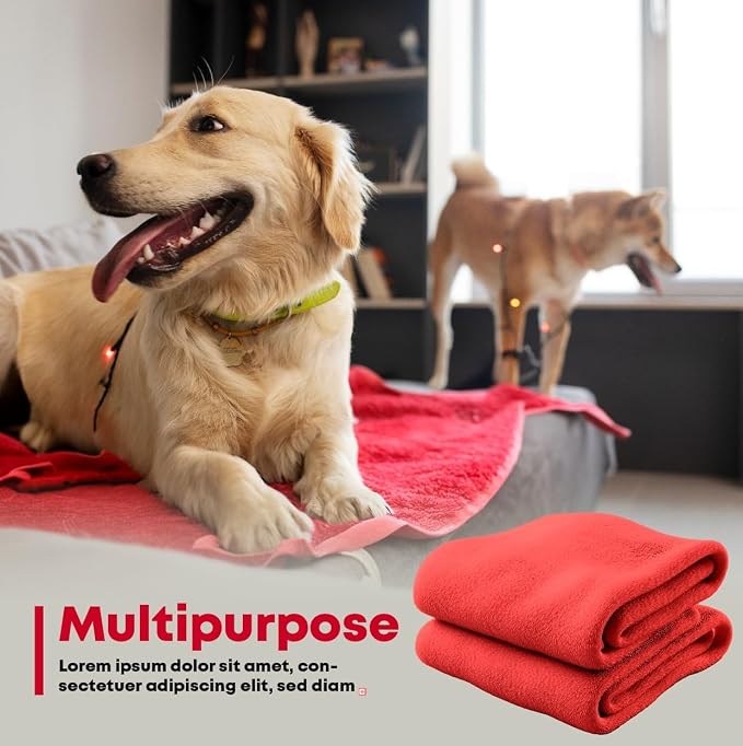 Extra Large Dog Towel for Big Dogs — 400 GSM Premium Microfiber, Fits Golden Retriever, Labrador, Bernese — Super Absorbent Quick Dry, Machine Washable (Green, XL)