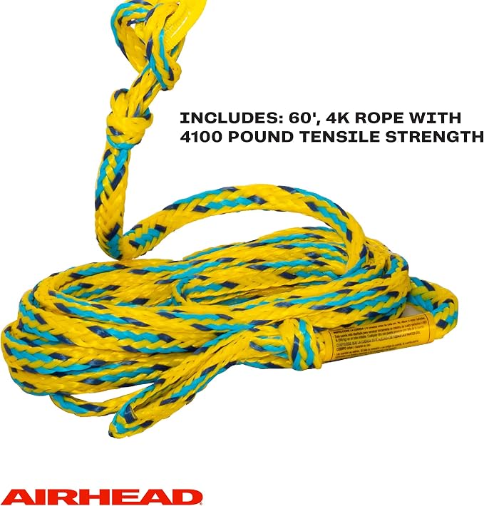 Airhead Booster Ball - Towable Tube Rope Performance Ball - Works for Boating, Water-Skiing, Wakeboarding, and More - Boating and Water Sports