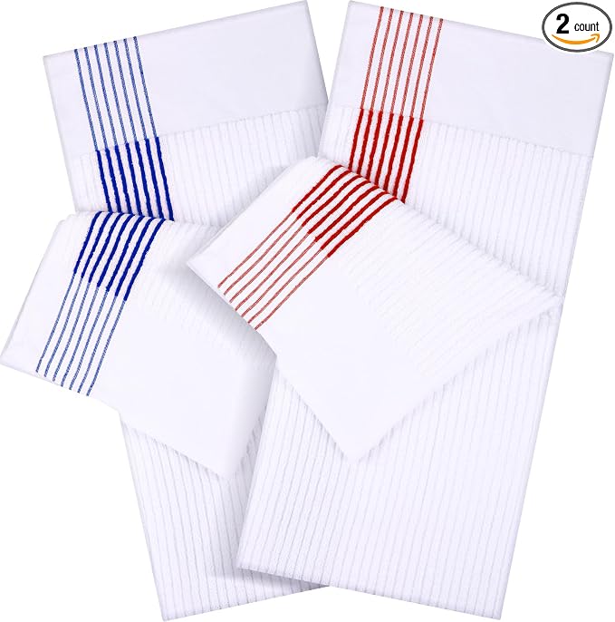 Mixweer Caddy Golf Towel 22" x 42" Large Caddy Towel Camping Sport Towels Cotton Soft Towels for Man Golf Lovers