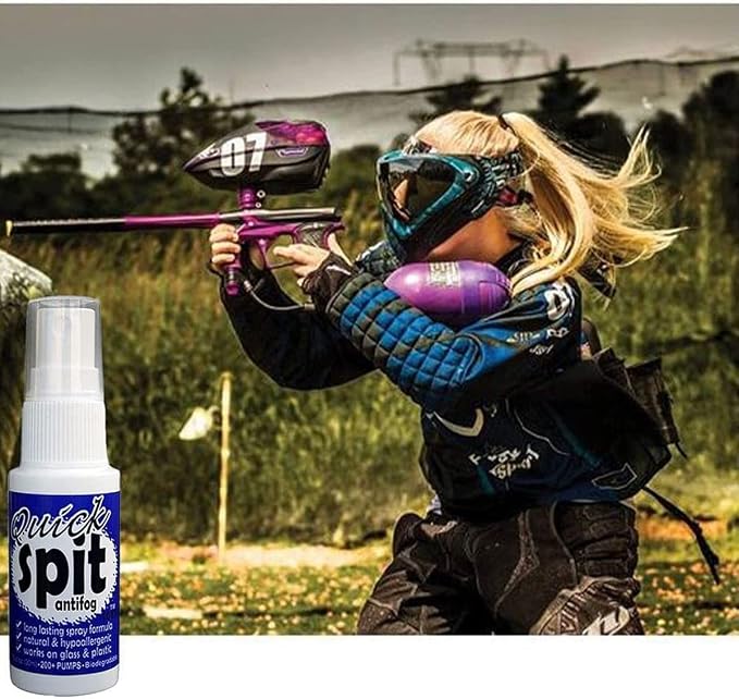 Jaws Quick Spit Anti-Fog Spray for Swim Goggles, Eye Glasses, Snorkel Mask, Scuba Divers, and Safety Eyewear, Made in the USA
