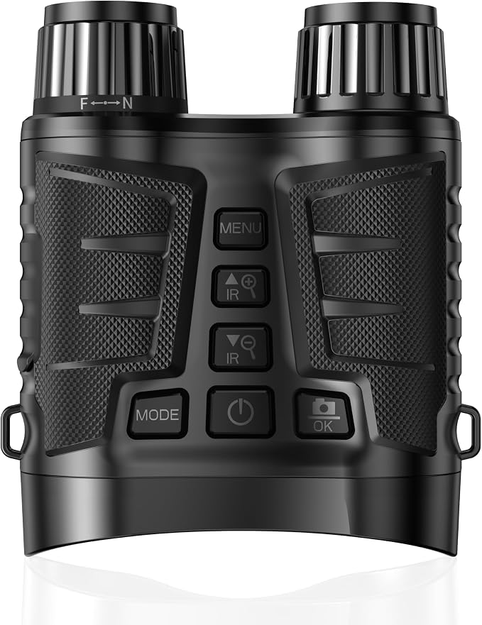 Upgraded Pro Night Vision Binoculars - Ultra 4K Night Vision Goggle with 8X Digital Zoom, 3.2" Screen Display, 32GB SD Card – See Clearly in Total Darkness