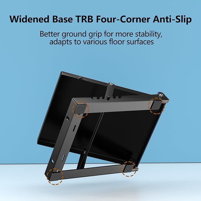 650lbs Steel Slant Board, 5-Angle Calf Stretcher for Plantar Fasciitis & Achilles Relief, Non-Slip Incline Board for Home Gym & Stretching