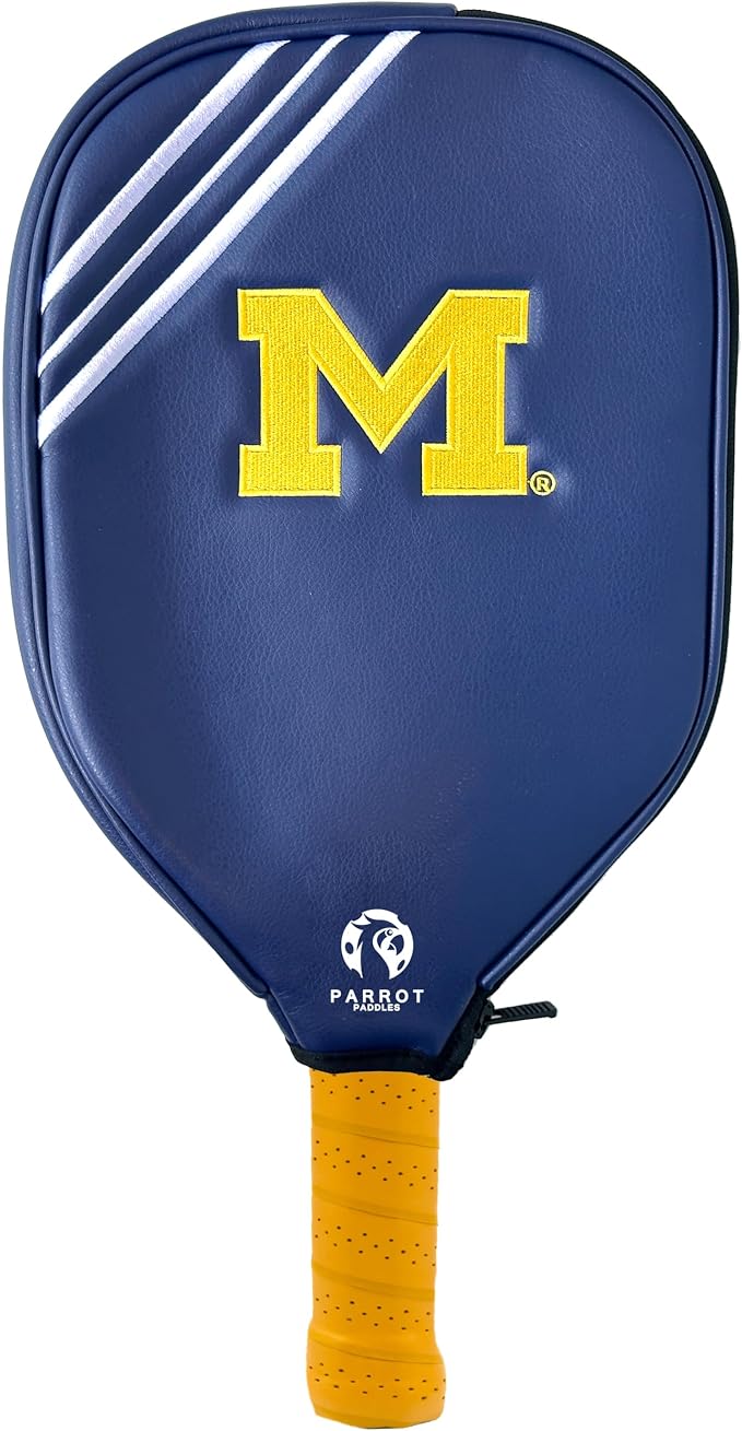 Team Golf Parrot Paddle Pickleball Paddle Cover with Zippered Closure and Foam Protection