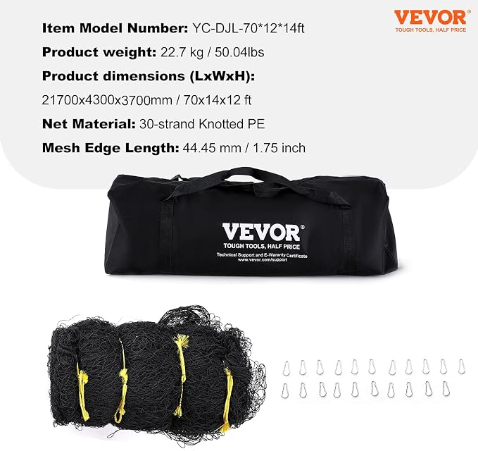 VEVOR Baseball Batting Cage,Professional Softball Baseball Batting Hitting Training Net,Heavy Duty Enclosed PE Practice Portable Pitching Cage Net&Carry Bag,for Backyard,Field,Indoor&Outdoor