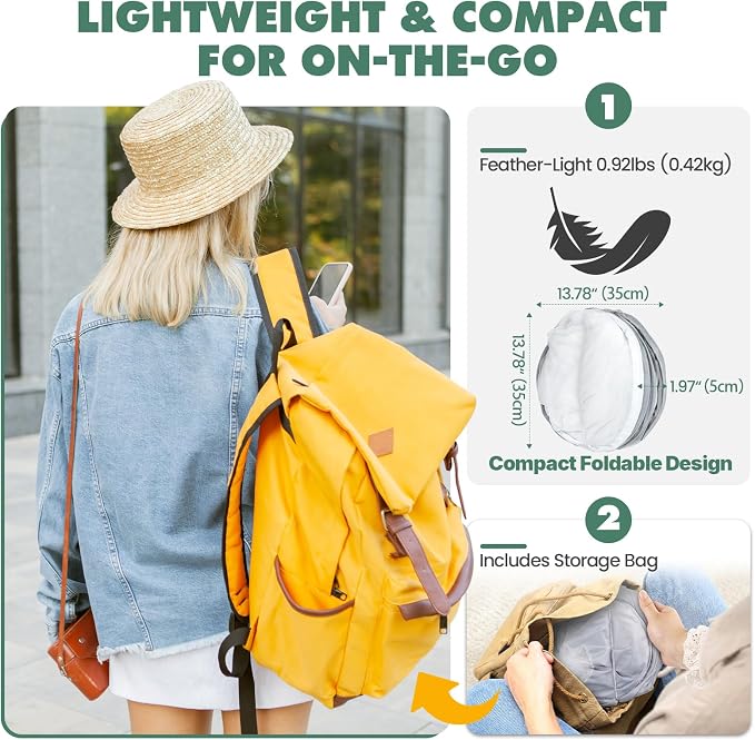 Orzbow Large Mosquito Net | Portable Pop Up Mosquito Tent for Insect, Fly & Bug Protection with Charging Cable Access and Storage Pocket for Bed, Camping, Beach, Travel, Outdoor, 74.8" x 35.4" x 33.4"