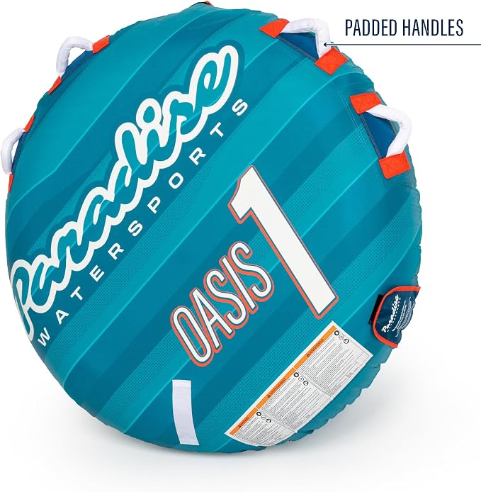 Paradise Water Sports - Oasis Towable Tube for Boating - 1 and1-3 Riders