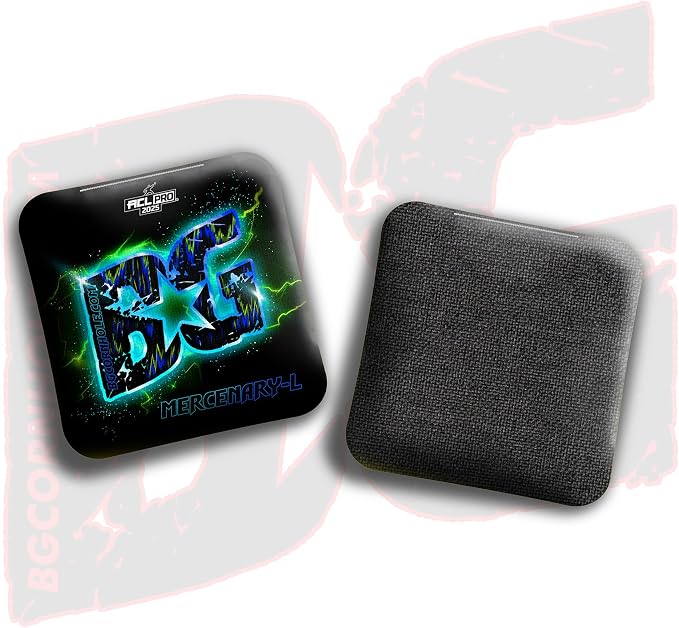 BG Cornhole Mercenary-L Bags | Exclusive to Amazon | Set of 4 Bags