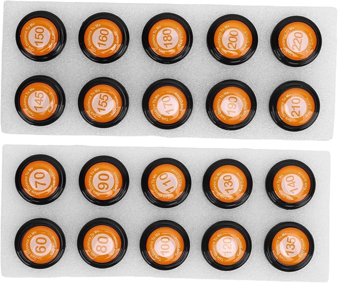 RiToEasysports Golf Club Distance Markers 20 Pack Golf Ball Markers with Instant Distance Guidance Easy Attachment Universal Fit for Training Course Management