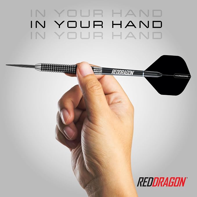 RED DRAGON Pegasus Original | Pegasus Switch Points - Powered by Winmau | Professional Tungsten Darts Set | Steel Tip 21g - 30g | Enhanced Grip & Precision - Flights, Shafts & Case Included