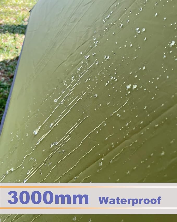 Sunyear Camping Hammock with Rain Fly and Net - Outdoor Hammock Accessories-Hammock Tent for Outside-Keep Side Wind&Rain-Large and Heavy Duty