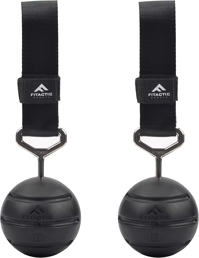 Rock Climbing Solid Training Cannonball Bomb Power Pull Up Ball Hold Grips for Straps for Finger, Forearm, Biceps, Back Muscles