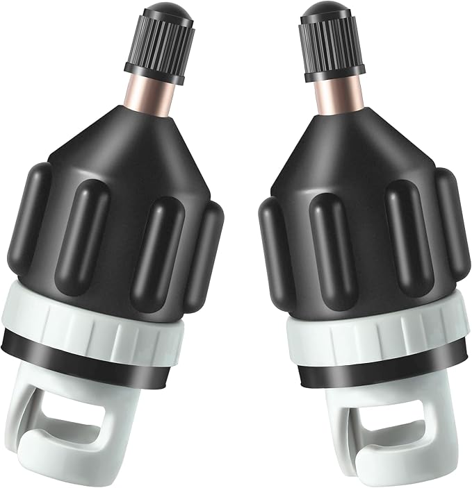 (2-Pack) Inflatable Boat SUP Pump Adaptor Air Pump Converter Standard Schrader Conventional Pump Adaptor for Kayak Inflatable Rowing Boat