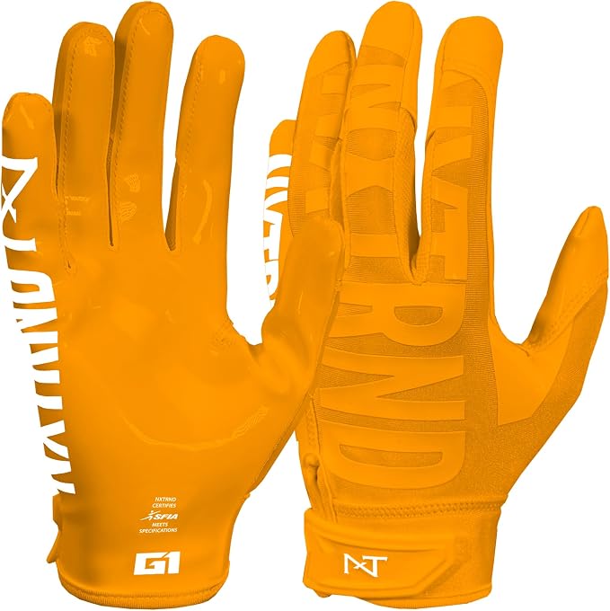 Nxtrnd G1 Pro Men's Football Gloves, Adult Sticky Receiver Gloves