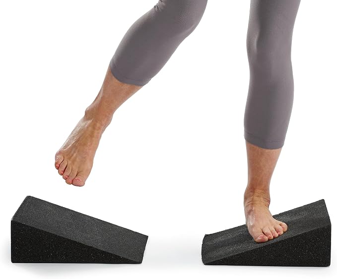 OPTP Slant (Pair) - Foam Wedge Incline Slant Boards - Stretching Equipment for Calf and Ankle Rehabilitation - Foot Wedges for Exercise, Achilles Tendonitis, Plantar Fasciitis, and Shin Splints