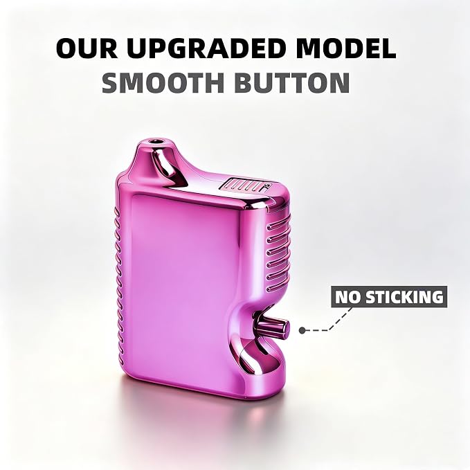 One-Button Powder Dispenser | Leak-Proof & Lightweight | Electroplated Pink Spice Shaker for Travel – Pretty in Pink