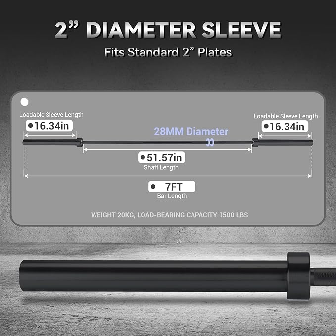 Barbell for Home Gym（700/1500/500LBS）
