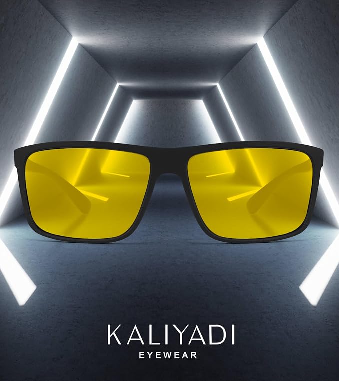 KALIYADI Polarized Mens Sun-Glasses Sunglasses-Men : Classic Sunglasses with UV Protection for Fishing Driving Golf