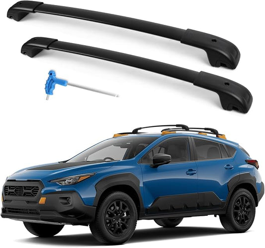 Roof Rack Cross Bars Compatible with Subaru Crosstrek Wilderness 2024-2026(NOT for Other Crosstrek Model), 300LBS Heavy Duty Adjustable Aluminum Cargo Bar for Rooftop Carrier, Cross Bars for Luggage