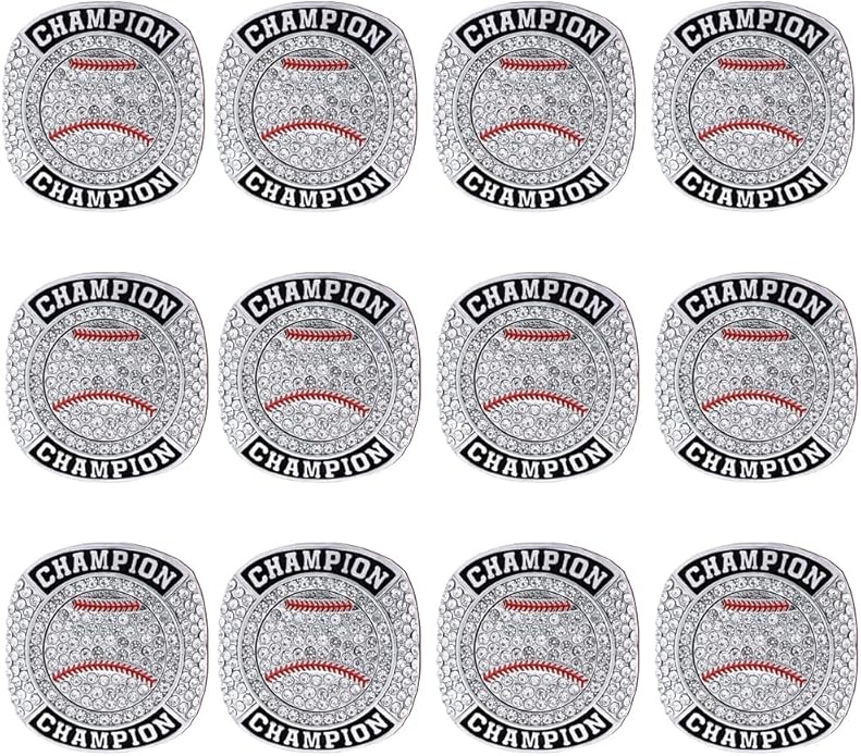 Baseball Championship Ring Trophy Award Gift Tournament Champions or Finalists Champion Ring