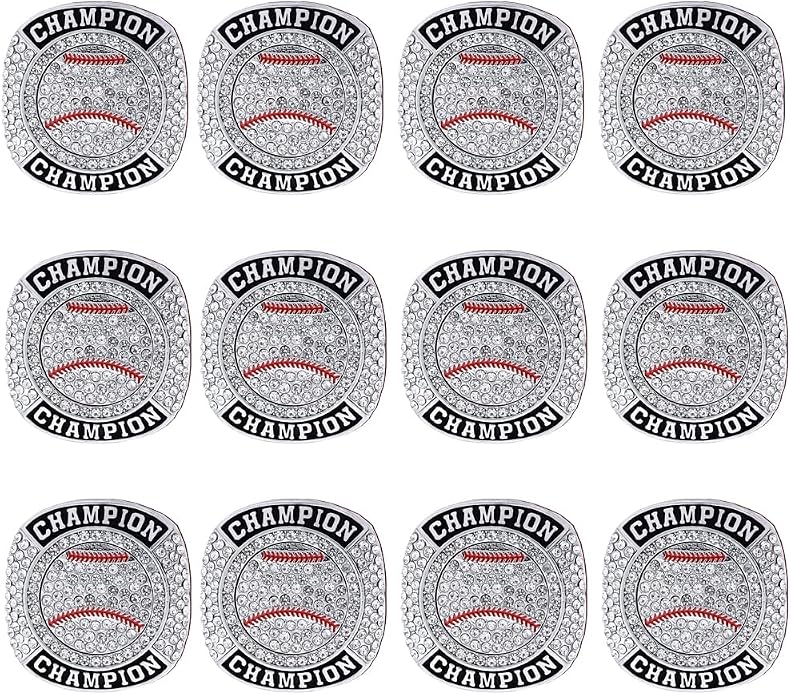 Baseball Championship Ring Trophy Award Gift Tournament Champions or Finalists Champion Ring