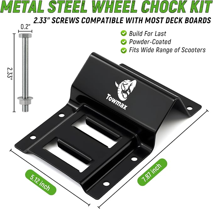 UTV Wheel Chock Tie-Down Kit - 4,500lb Break Strength Heavy Duty Trailer Tire Straps System - 2Pack 2" x 8' E Track Ratchet Straps for SXS, UTV, ATV, Lawn Mower (Bright Green)