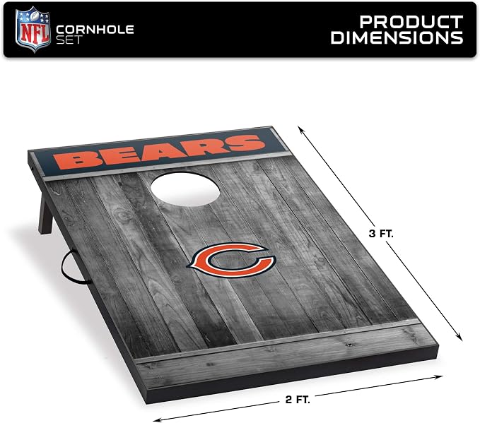 Wild Sports 2'x3' MDF Wood NFL Cornhole Set