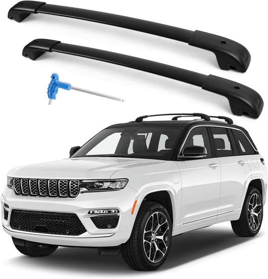 Roof Rack Cross Bars Compatible with Jeep Cherokee 2014-2023 (Not for Grand Cherokee), 300LBS Heavy Duty Adjustable Aluminum Cargo Bar for Rooftop Carrier, Cross Bars for Luggage, Kayak, Canoe