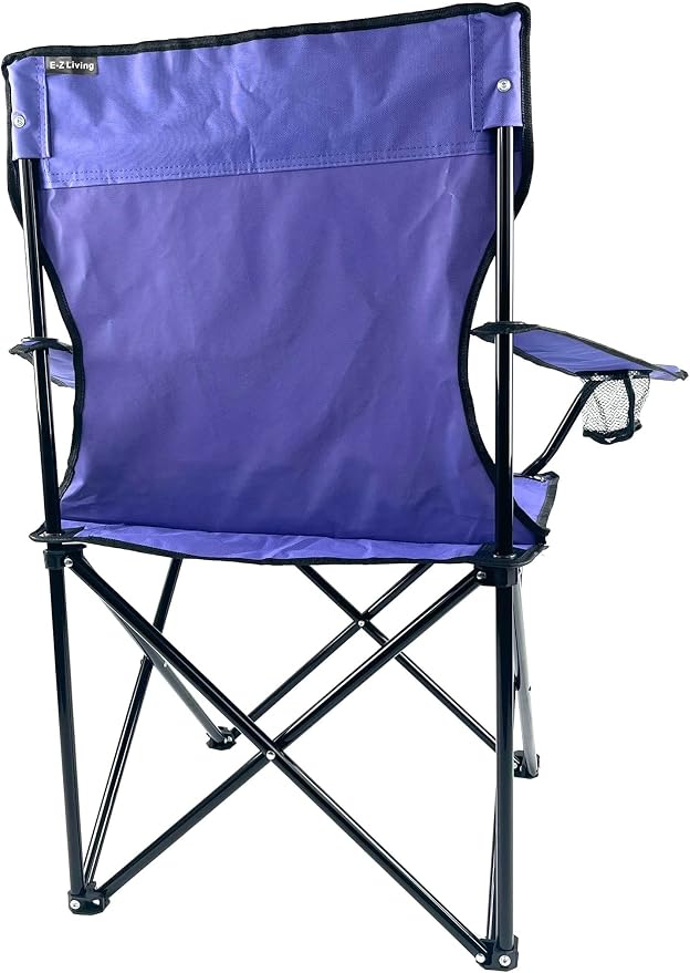 Folding Portable Outdoor Camping Chair[Large] (Purple)