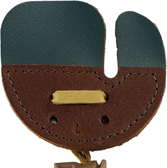 Hornet Leather Split Finger Tab – Handmade USA – Traditional Archery Gear – Medium or Large – Left or Right Hand