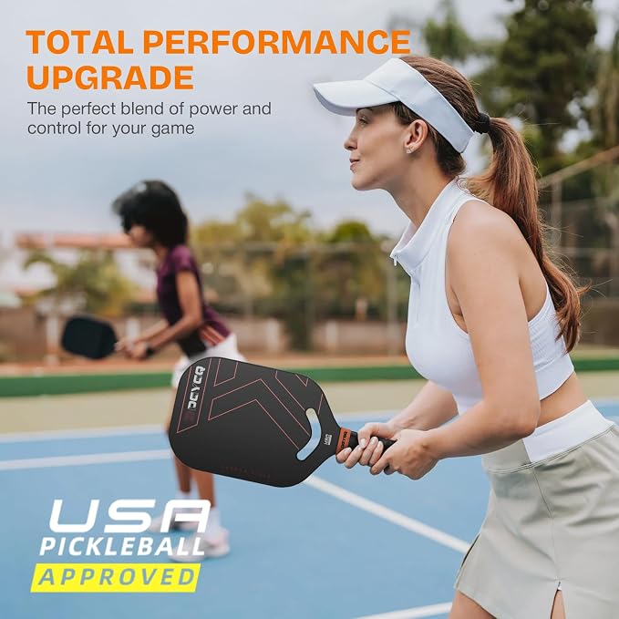 DGYGQ Pickleball Paddles with Polypropylene Honeycomb Core, T700SC Power Carbon Fiber Pickleball Paddle, Increased Power for Ultimate Spin & Consistency