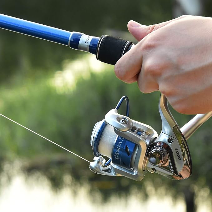 KastKing Compass Telescopic Fishing Rods and Combo, Easy to Travel | Sensitive Graphite Composite Blank, Easy to Travel, Packs to Just 17" in Length, Stainless Guides and Ceramic Rings