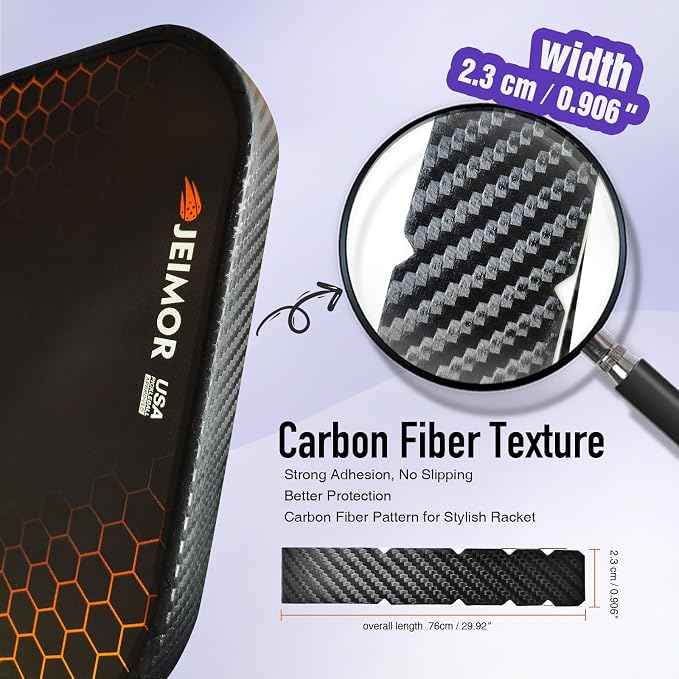 Pickleball Paddle Eraser – Paddle Cleaner for Carbon Fiber & Graphite Paddles, Removes Ball Residue & Dust, Restores Spin & Grip, Includes Clear Carry Case