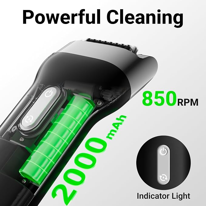 Electric Golf Club Cleaner Brush with Water,Portable Golf Brush and Groove Cleaner,800RPM Motor,60ml Tank,Type-C Rechargeable,Quick-Replace Nylon Brush Head,Golf Accessories for Men,Golf Gifts