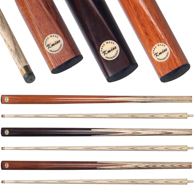 Kmise 57 inch Pool Cue, 19oz Cue Stick with 9.5mm Professional Tip, Handcraft, Made of Chacate Preto Wood, Bar or House Use for Men or Women, Pool Sticks for Adults