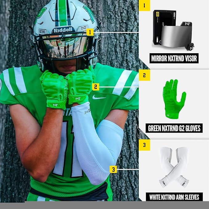 Nxtrnd G2 Pro Football Gloves, Men's Ultra Sticky Elite Receiver Gloves