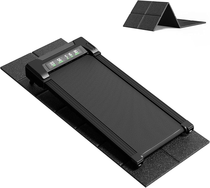 Walking Pad Mat – 68" x 24", 0.2" Thick Non-Slip Treadmill Mat for Carpet Floors & Hardwood, Shock Absorbing Exercise Mat & Under Treadmill Mat for Floor Protection in Home Gym