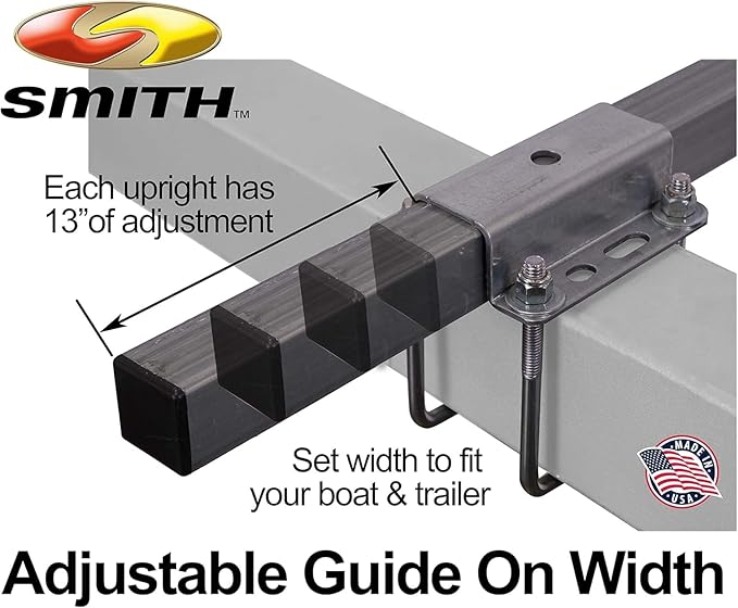 CE Smith - Trailer PVC Boxed Post Guide-On - Sturdy Boat Trailer Accessories & Replacement Parts