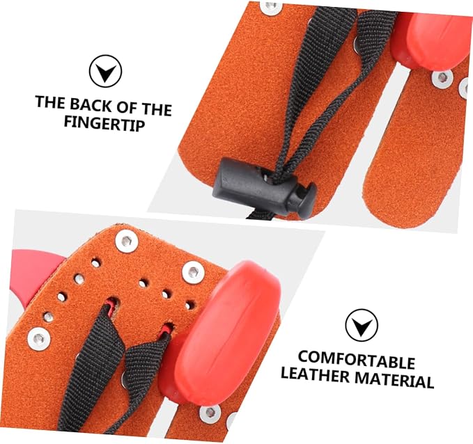 POPETPOP Finger Protector for Archery Sports Durable Finger Guard Cover for Hunting Lightweight and Breathable