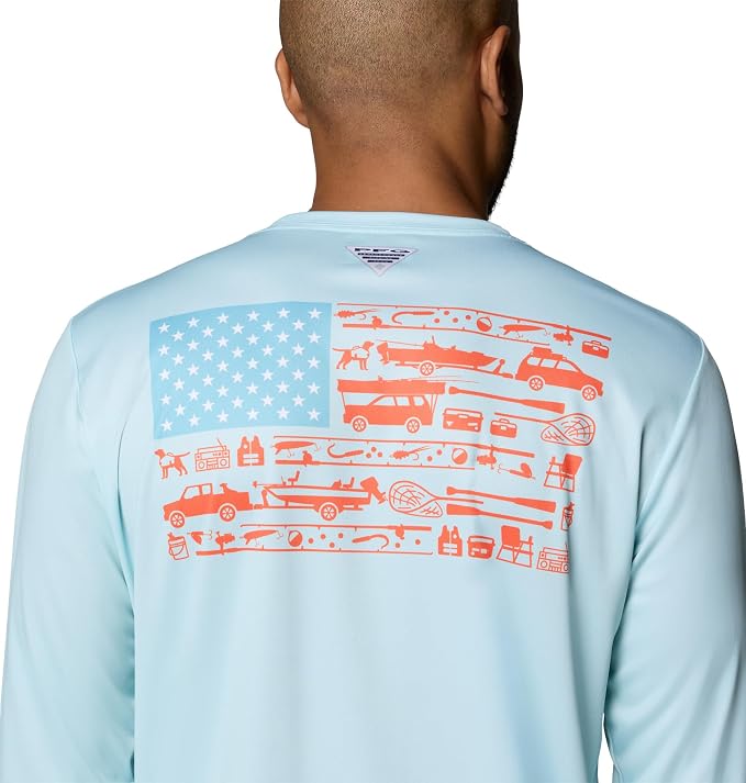 Columbia Terminal Tackle PFG Fish Flag Long Sleeve