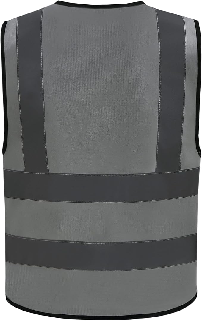 A-SAFETY 6XL 7XL 8XL plue size safety vest grey 6xl 7xl 8xl