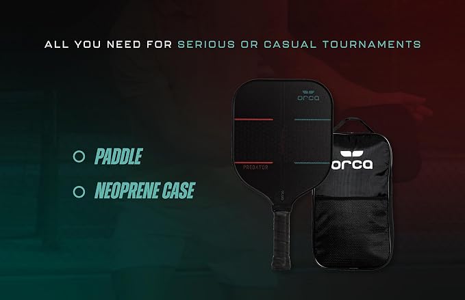 Orca Pickleball Paddles, Performance Series Pickleball Paddles Designed for Control and Precision, USA Pickleball Approved