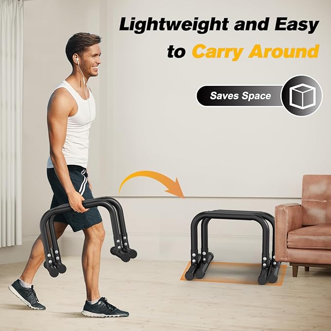 RELIFE REBUILD YOUR LIFE Dip Bars Functional Heavy Duty Dip Stands Push Up Stand