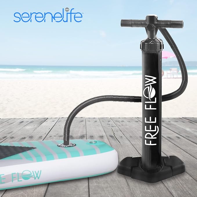 SUP Stand Up Paddle-board Hand-Powered Air Pump (for SereneLife Models: SLSUPB06, SLSUPB08, SLSUPB105, SLSUPB125, SLSUPB135, SLSUPB145)