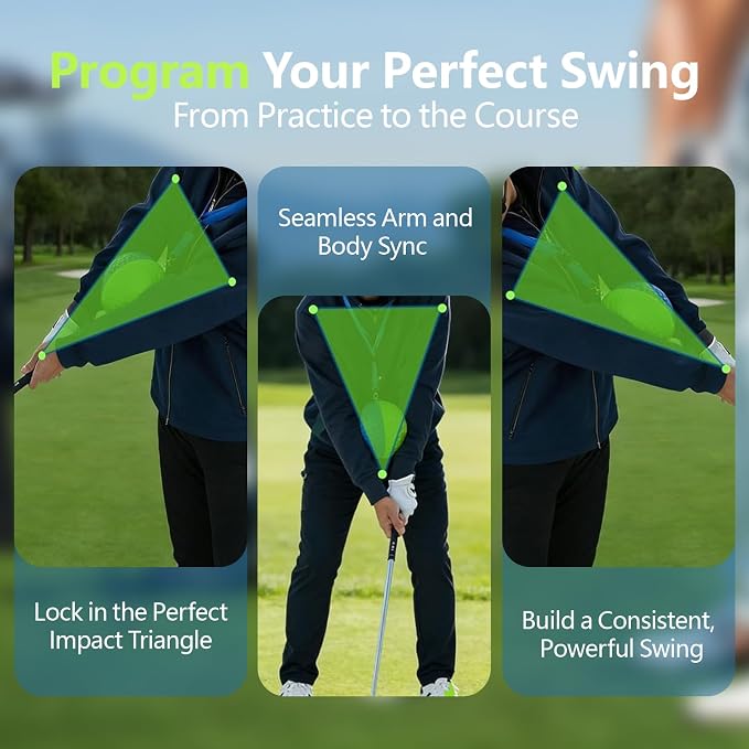 Golf Training Aid Ball, Swing Trainer for Impact Precision & Consistent Swings, Fixes Slicing, Scooping & Chicken Wing, Simple Effective Golf Training Tool