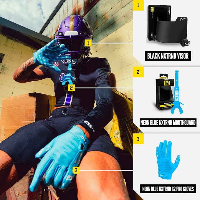Nxtrnd G2 Pro Football Gloves, Men's Ultra Sticky Elite Receiver Gloves