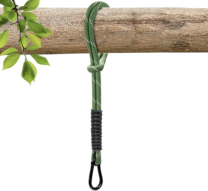 Heavy Duty Tree Swing Ropes, Hammock Tree Straps Hanging Kit, for Outdoor Swings Hammock Playground Set Accessories (6.75ft,81",Green,1Pack)