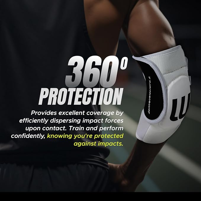 Winnwell Classic Hockey Elbow Pads- Protective Hockey Gear for Youth, Junior, Senior Players - Equipment for Roller, Street & Ice Hockey