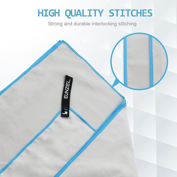 Quick Dry Camping Towel Grey| Quick Dry Camping Towel Light Grey (Bundle)